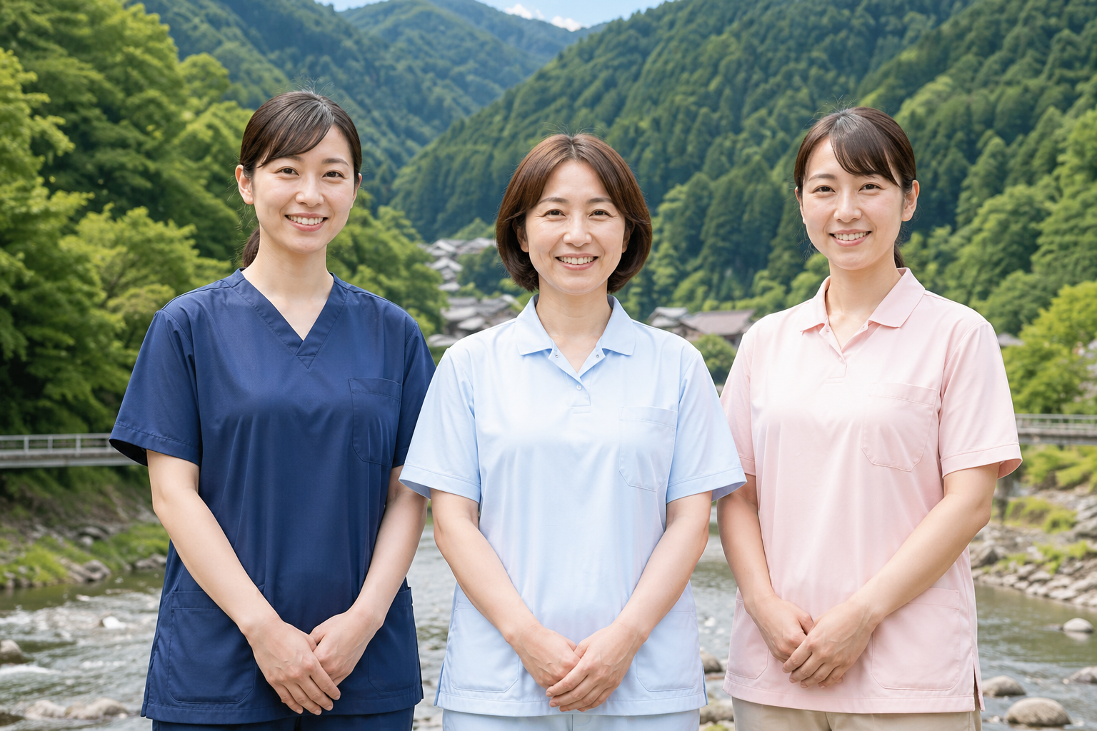 なごみケア天川のスタッフ集合写真